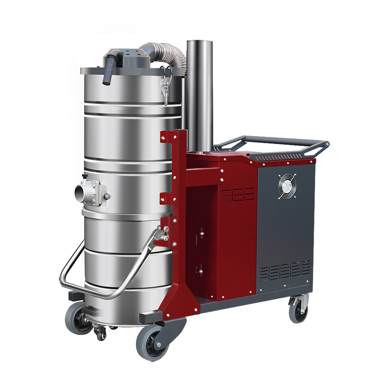 达州坦洁380V 双桶手动反吹工业吸尘器X8系列